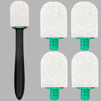 Set van 5 Pumice Stone Toiletblokken met Handvat, Ideaal voor Badkamer en Keuken, Effectieve Toiletborstel voor Hygiëne en Onderhoud