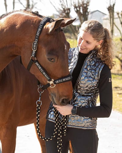 Harry's Horse Halsterset Harry's Horse Denici Cavalli Stardust Zwart
