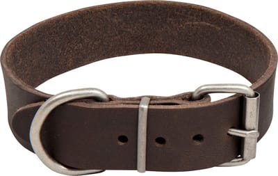 Animal Boulevard Ab30113 - Hals- En Leibanden - Hond - Ab Country Leather Hd Halsband Bruin-40mmx57-65cm - Maat: 40mmx57-65cm