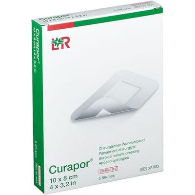 Curapor Verband Adh Steriel 10cm x 8cm 32903 5 Pleister
