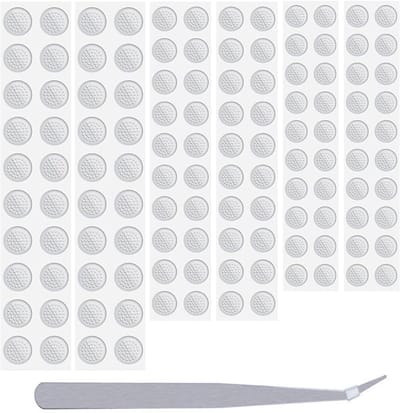 Dailygoods - Stofdicht net voor in-ear koptelefoon - 60 paar roestvrij staal - Vervangingsset - 3 maten - Perfect voor muziekfanaten