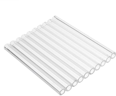 10 Stuks Dikwandige Borosilicaat Glas Buisjes 100x7x1mm - Voor Blaaswerk en Laboratorium