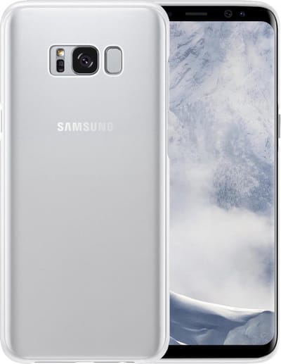 Hoesje - Geschikt voor Samsung Galaxy S8 - Sterk & Shockproof - Hoes Cover - Siliconen Case - Telefoonhoesjes - Transparant