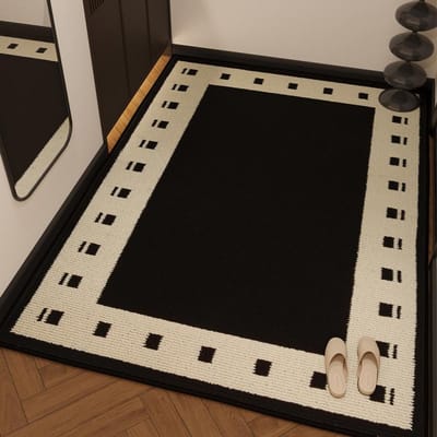 Nouveau Tapis d'Entrée Chinois Haut de Gamme Tapis de Porte d'Entrée Tapis de Couloir de Salon Tapis de Lit Tapis de Sol d'Entrée Résistant à la Saleté Ménage 80X100CM