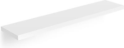 Casaria Wandplank Zwevend - 50 cm 15kg Belastbaar - Mat Wit
