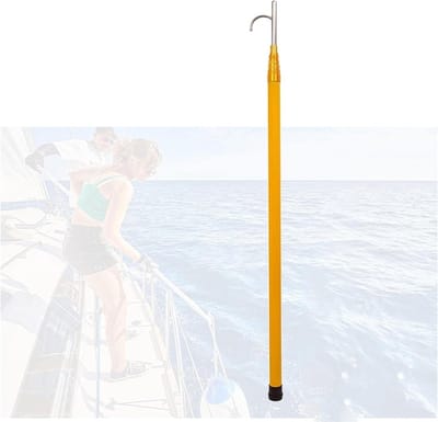 Reddingsstok Haak - Telescopische Hengel - Water Redding - Verstelbare Lengte - 5.5 Meter - Geel