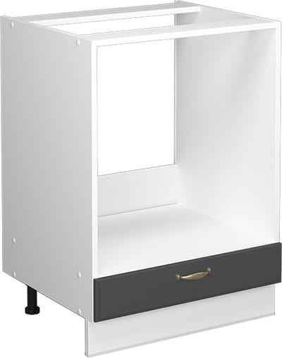 Vicco Fame-Line Ovenombouwkast – 60 cm zonder werkblad Antraciet-goud