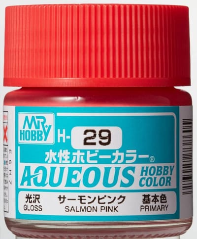 Gunze H-029 - Salmonpink Glanzend - Mr. Hobby Aqueous Modelbouwverf 10ml