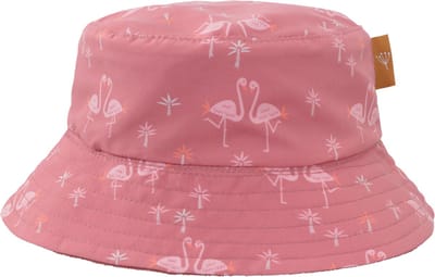 Fresk UV 50+ Zonnehoed voor kinderen 62 – Beschermende Reishoed – Hoofdbescherming Meisjes - Oudroze - Flamingo