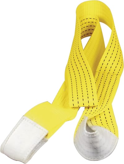 Synthetische Webbing Strap - Boom Beschermer - Touw Beschermen - 8000LB Treksterkte - 2x6 Voet - Zwart