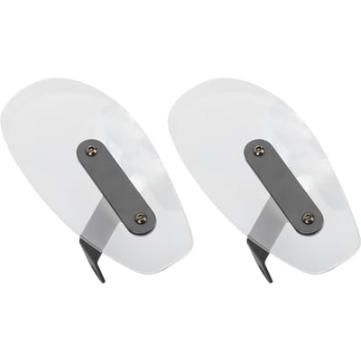 Motorfiets Handbeschermer Vermindert Windweerstand Universele Pasvorm voor de Meeste Motorfietsen Elektrische Fiets transparant