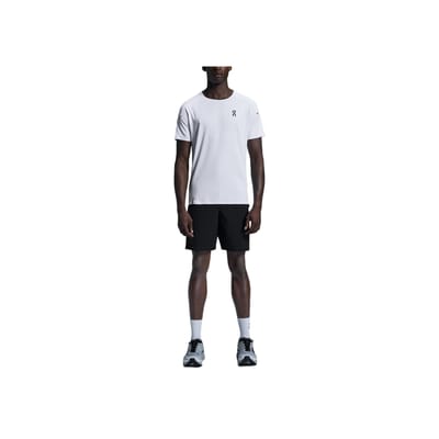 Performance T-shirt: Comfortabel, casual, losvallend, veelzijdig, met korte mouwen, ademend, ronde hals, heren, zilverkleurig, 1ME10232993 S black