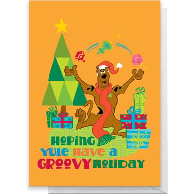 Scooby Doo Hoping Yule Have A Groovy Holiday Greetings Card - Standard Card