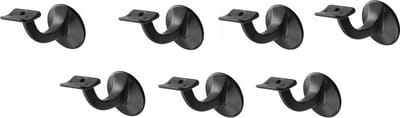 Leuninghouder zwart - Keilboutbevestiging- Hol zadel  Hermeta - 3501-70 - 7 stuks