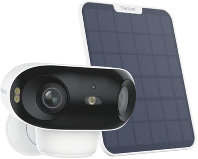 Reolink Argus 4 Pro - 4K Draadloze Batterij-buitencamera - 180° Zicht - ColorX Nachtzicht - Met Zonnepaneel