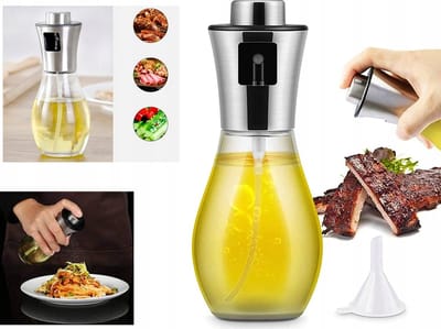 Olijfolie Sprayer - Olie Diffuser Olie Pomp Bakspray - RVS – Navulbaar