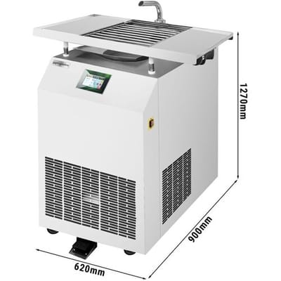 GGM Gastro Schokoladen-Temperiergerät / Chocotemper - 30 kg - 2,7 kW - mit Auslaufhahn Zilver