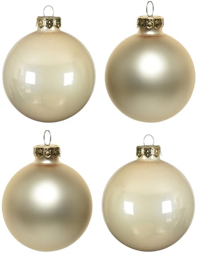 Decoris kerstballen - 10 stuks - 6cm - Glas