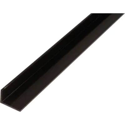 Alberts Hoekprofiel - Pvc Zwart - 20x10x1,5mm 2m