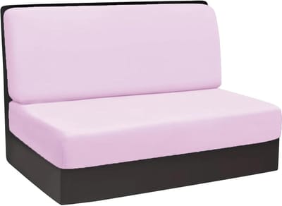 Stoel Kussenhoes - Fluwelen Stretch - Comfort Verbeteren - Wasbaar & Duurzaam - Niet gespecificeerd - Lichtroze