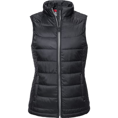Russell Dames/dames Nano Body Warmer (Zwart)