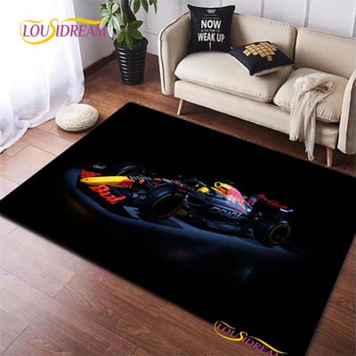 Raceauto Patroon Kleed voor Slaapkamer Woonkamer Tapijt voor Keuken Vloermatten Huisdecoratie Alfombra Kinderspel Antislip Vloerkussen Kleed 80*120cm