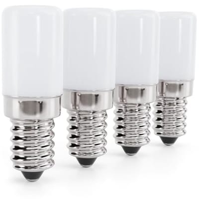 4 x E14 LED-koelkastlampen 2W - Efficiënte verlichting voor koelkast en vriezer