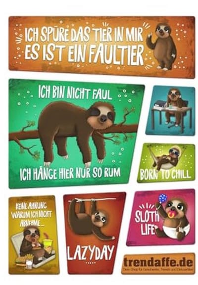 Schattige koelkastmagneten set met luiertjes en grappige spreuken