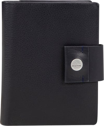 Maître Leren Portemonnee Henau Dawina Purse MV9F Dark Blue Blauw