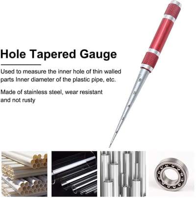 Dailygoods- Gat Tap hoge nauwkeurigheid - roestvrij staal - 1-6.5mm - 3-15mm - 15-30mm - 30-45mm - handgereedschap