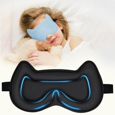 3D Slaapmasker voor Kinderen - Ergonomisch en Comfortabel Oogmasker voor Rustige Slaap
