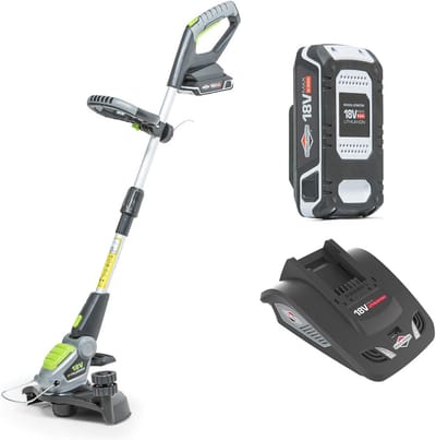 Murray 18V Lithium-Ion Grass Trimmer Set IQ18GTK - 30 cm Cutting Width - 2.5 Ah Battery & Charger Included - 5 Year Warranty