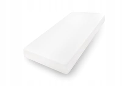 Jersey hoeslaken CLASSIC met elastiek 190x210/200x220cm wit