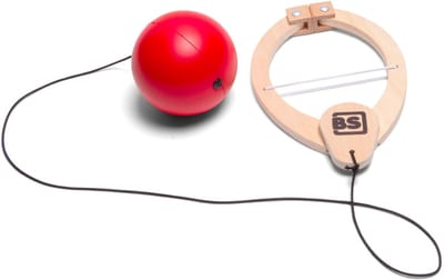 BS Toys Klik en Speel - Boksbal - Hout - FSC - Vanaf 6 jaar - Actiefspel - Coördinatiespel
