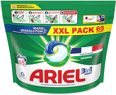 Ariel Original All-in One pods - 65 pods