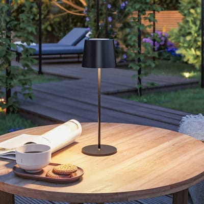 Paulmann 76996 Gilo LED-tafellamp voor buiten 2.8 W Warmwit Zwart (mat)