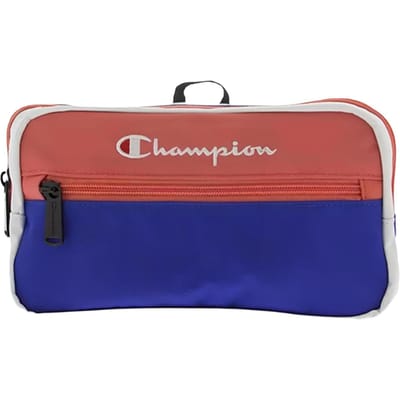 Champion Life Bloc de couleur Rétro Polyester Sac banane Régulier Unisexe Couple Sacs unisexes Bleu Orange CH1057-070 Blue/Orange