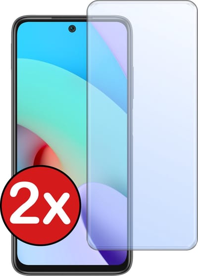 Screenprotector - 2 Stuks - Geschikt voor Xiaomi Redmi 10 2022 - Extra Sterk - Beschermglas - Gehard Glas - Tempered Glass - Screen Protector