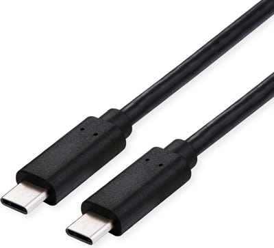 VALUE USB4 Gen3x2 Kabel, C-C, M/M, 8K UHD-2, 40Gbit/s, 100W, zwart, 0,8 m