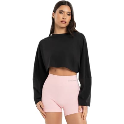 Dames-T-shirt met lange mouwen Gym Glamour
