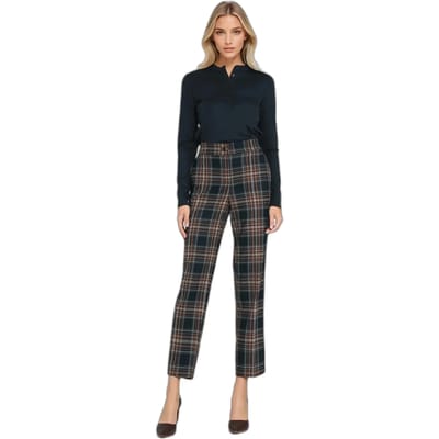 7/8 broek met ruitjes voor dames Nife