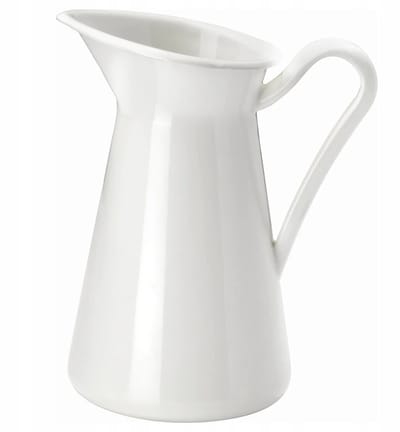IKEA SOCKERÄRT Vaas/Kruik, Wit, 22 cm