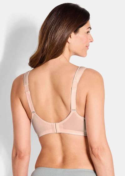 BH zonder beugels in een set van 2 - rosé / antraciet - Gr. 80 B van Goldner Fashion