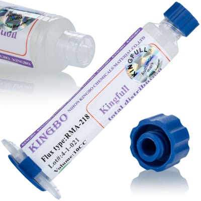Rosfix Soldeerflux Spuiter 10cc - Kingbo RMA-218 No-Clean - Gel, Hoge Intensiteit
