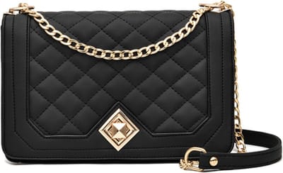 N3 Collecties Luxe designer crossbodytassen van PU-leer met ketting voor dames