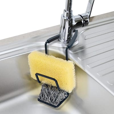 Kraan organizer - Vaatdoekhouder - Gootsteen organizer - Vaatdoekhouder Organizer - Aanrecht en Keuken Organiser - Sponshouder - Keuken organizer - Badkamer aanrecht organizer - Gootsteen organizer - Kraan houder - Rek - Keuken rek