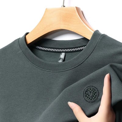 Herfst Nieuw Mode Merk Heren Trui Mode Jeugd Koreaanse Ronde Hals Casual Lange Mouw T-shirt Basis Shirt Heren XL