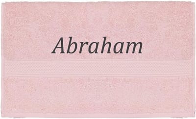 Handdoek - Abraham - 100x50cm - Roze