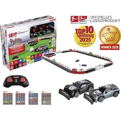 Carrera RC voertuig - RC Voetbalset Bundesliga - 2 RC Auto#039 met Speelveld en Bal - 2,4GHz RC Model Kant en Klaar - 1:43