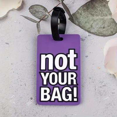 DW4Trading Kofferlabel Reislabel Bagage label Not Your Bag!